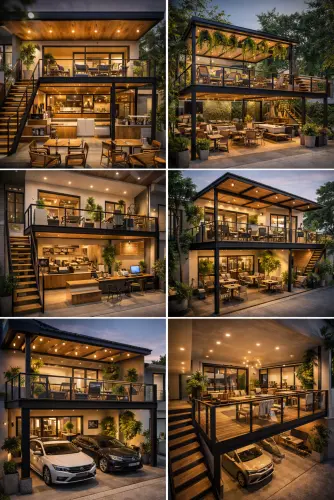 Mezannine Cafe Modern di Soreang